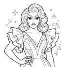 Queer coloring book page 2